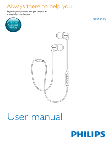 Philips UpBeat Bluetooth headphones 