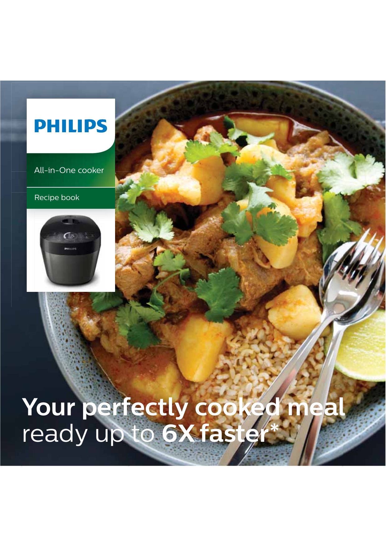 All in one philips best sale cooker recipe