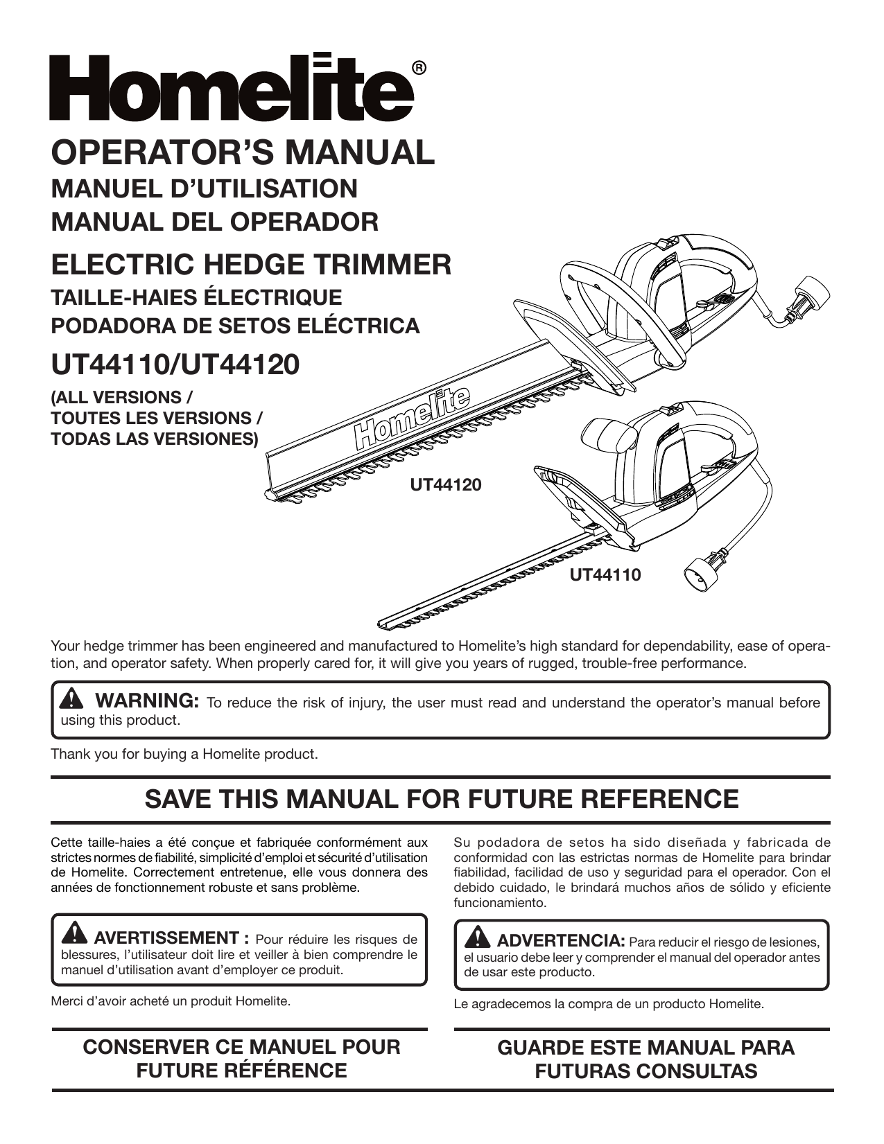 Image of Homelite UT44121A at Best Buy website