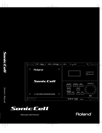 Roland SonicCell Expandable Synthesizer Module with Audio Interface Manual  | Manualzz