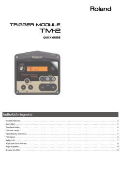 Roland tm2 manual Clearance