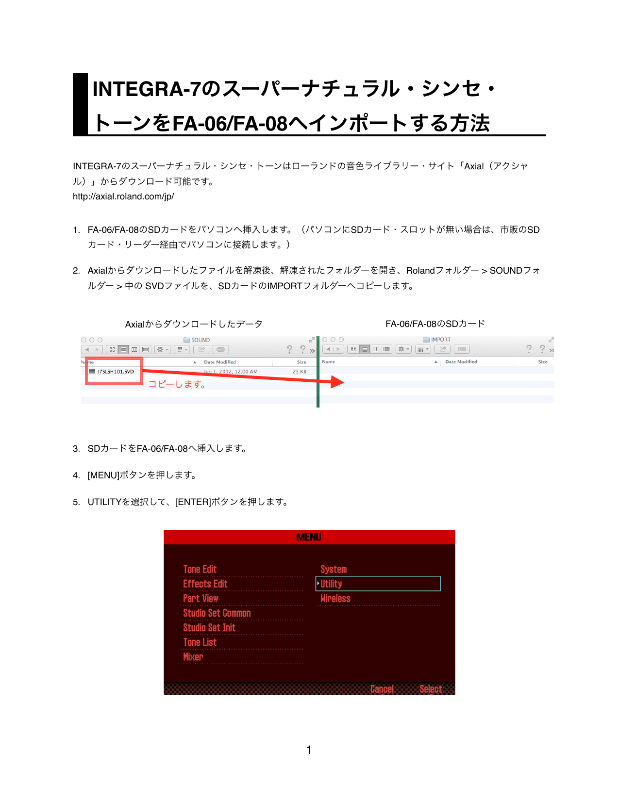 Roland Fa 06 Music Workstation Owner S Manual Manualzz