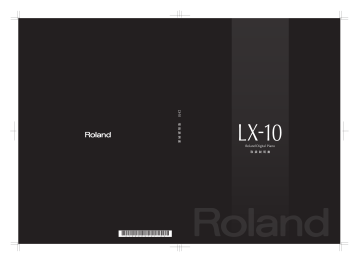 Roland LX-10 Roland Piano Digital Owner's manual | Manualzz