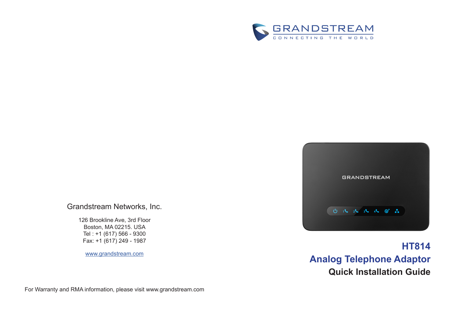 Телефон grandstream инструкция на русском. Grandstream ht814. Грандстрим ht814. Ht814. Grandstream ht812.