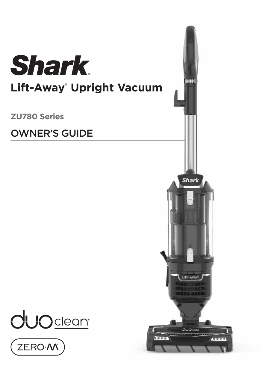 shark duo clean vacuum remove brush