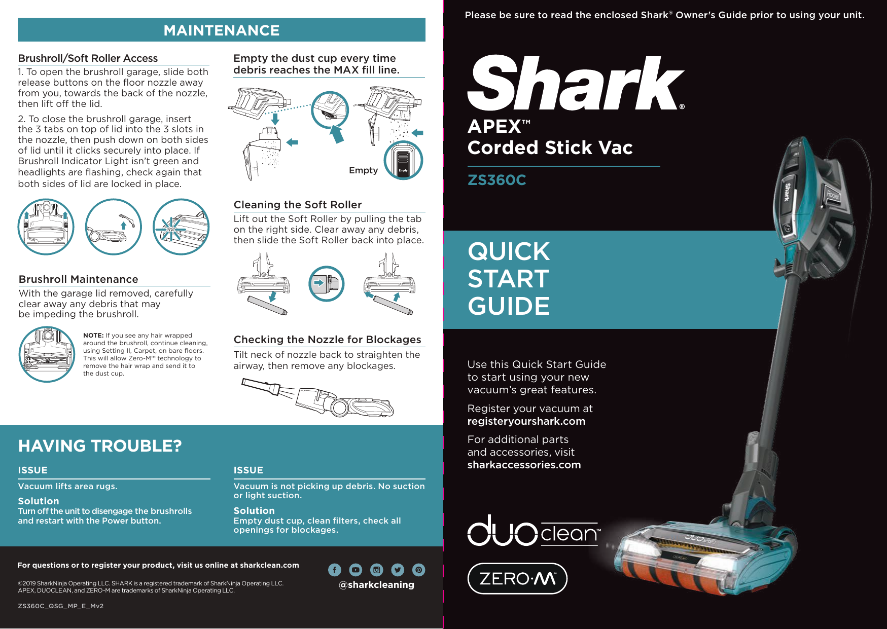 12850円 小物などお買い得な福袋 Shark Rocket Zero-M SharkFLEX APEX DuoClean オンボードストレージクリップ グレー