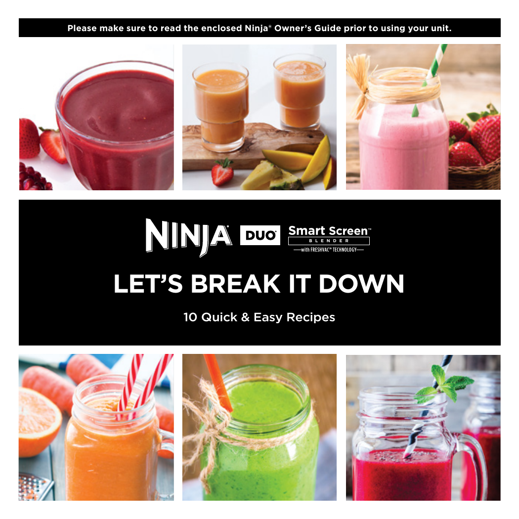 Ninja Smart Screen Blender Duo with FreshVac Technology