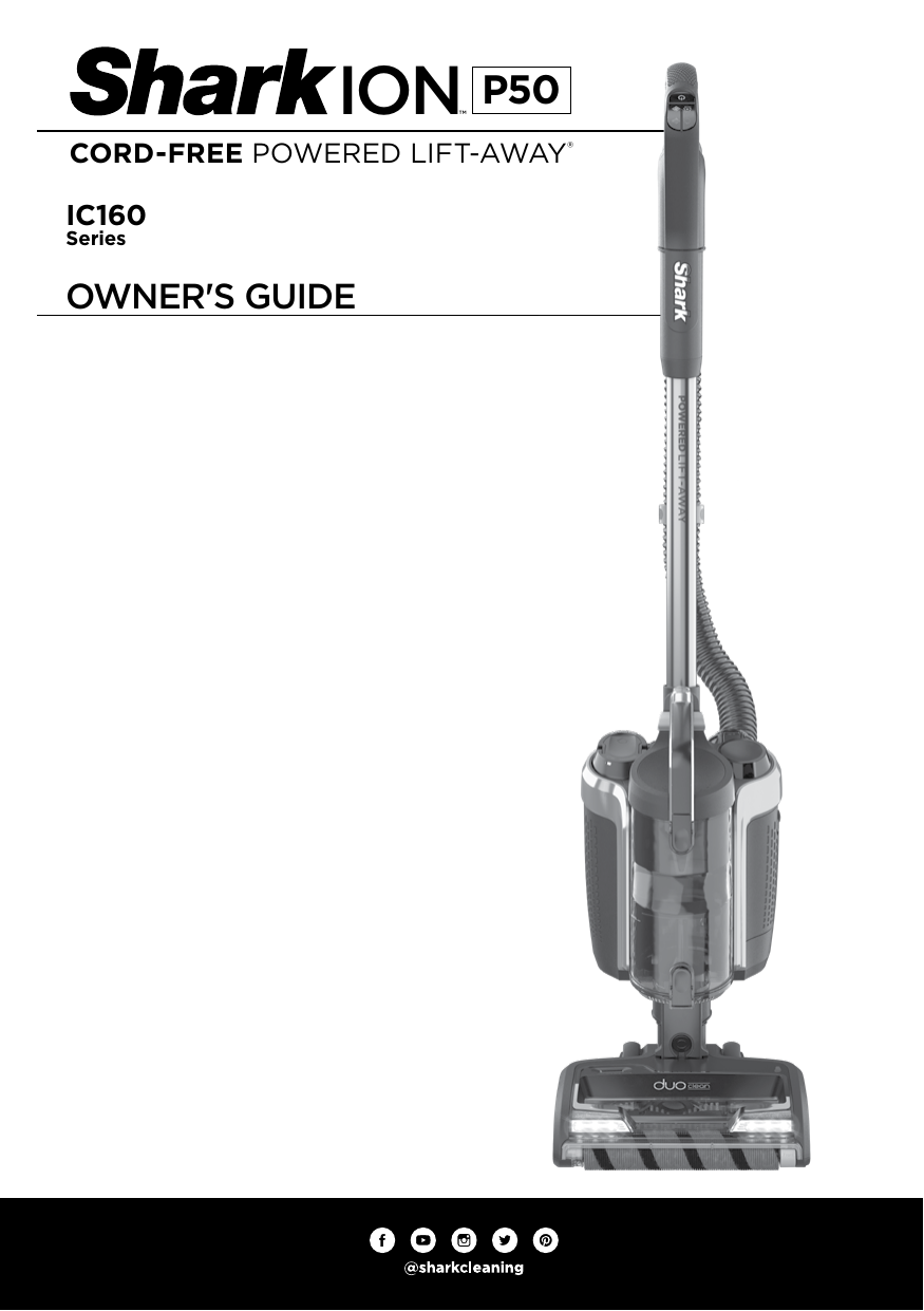 Shark IC160 ION™ P50 Powered Lift-Away 