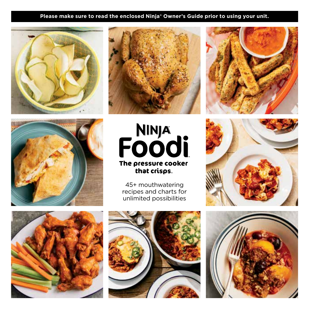 Ninja OP302 Foodi Pressure Cooker Inspiration Guide Manualzz