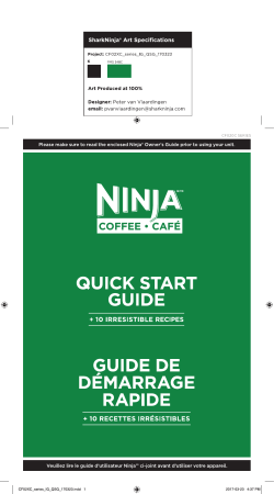 Ninja CF021 - Quick start Guide, User 