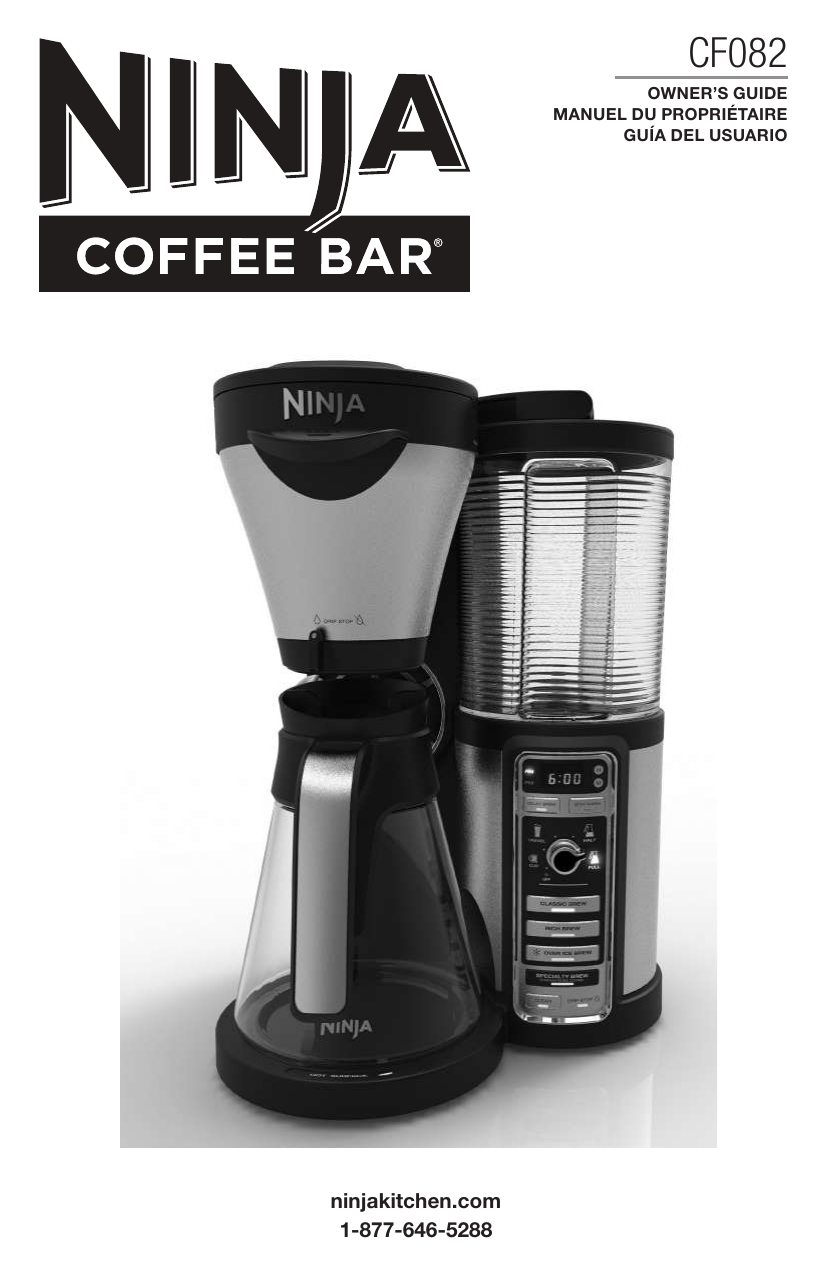 Ninja Coffee Bar with Double-Walled Thermal Carafe (CF087)