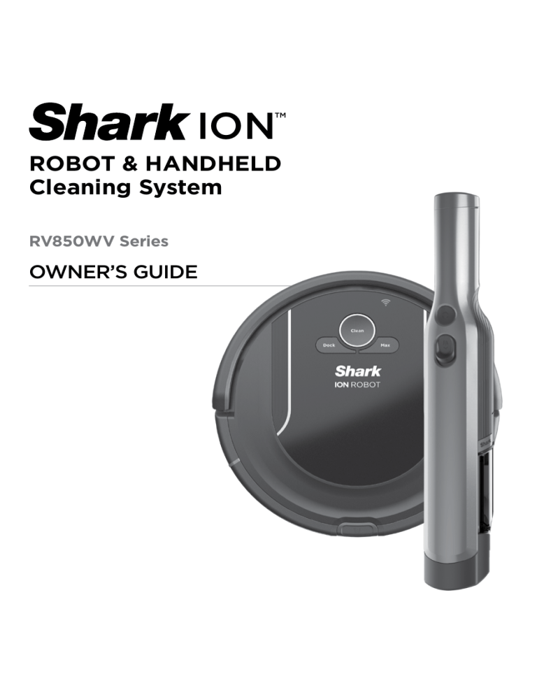 shark ion robot clean flashing red and max flashing blue