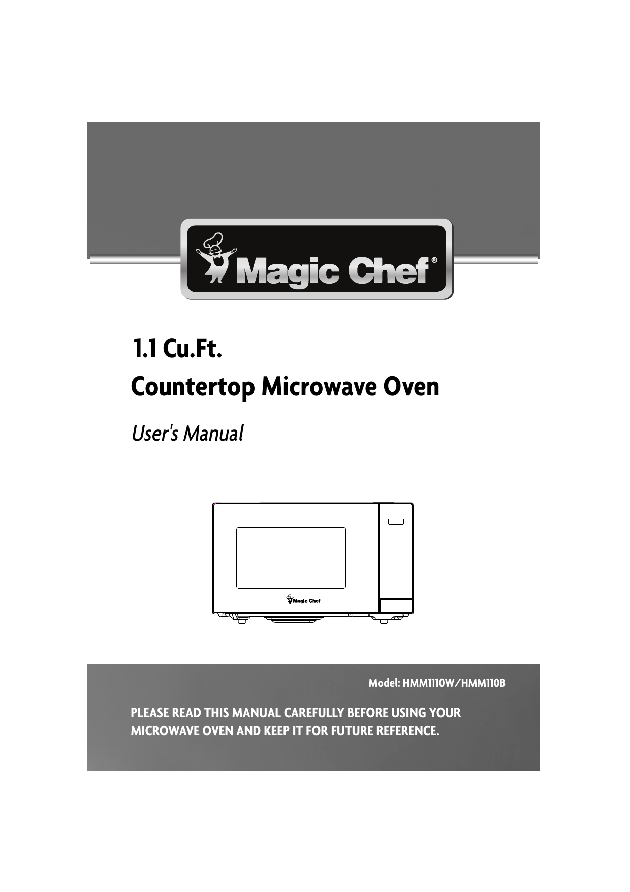 Magic Chef 0 7 Cu Ft Countertop Microwave In White Hmm770w The Home Depot