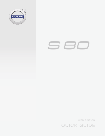 Volvo S80 2016 Early Quick Guide | Manualzz