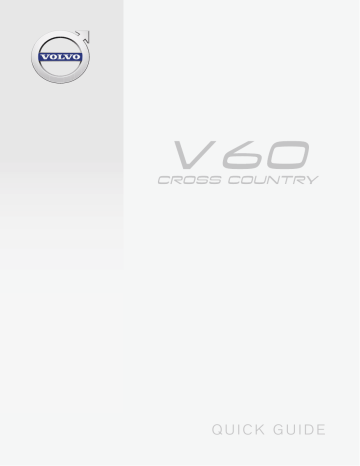 Volvo V60 Cross Country 2018 Quick Guide | Manualzz