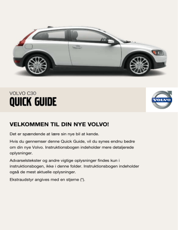 Volvo C30 2007 Quick Guide | Manualzz