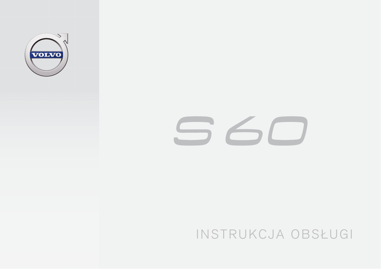 Volvo S60 2018 Instrukcja Obsługi | Manualzz