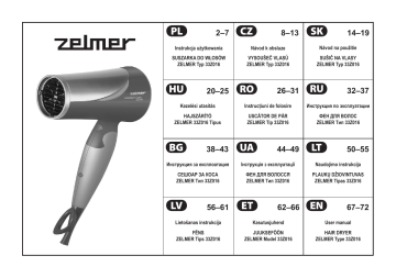 Zelmer ZHD33016 (33Z016) User Manual | Manualzz