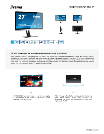 Iiyama Prolite Xb2779qqs S1 Specification Manualzz