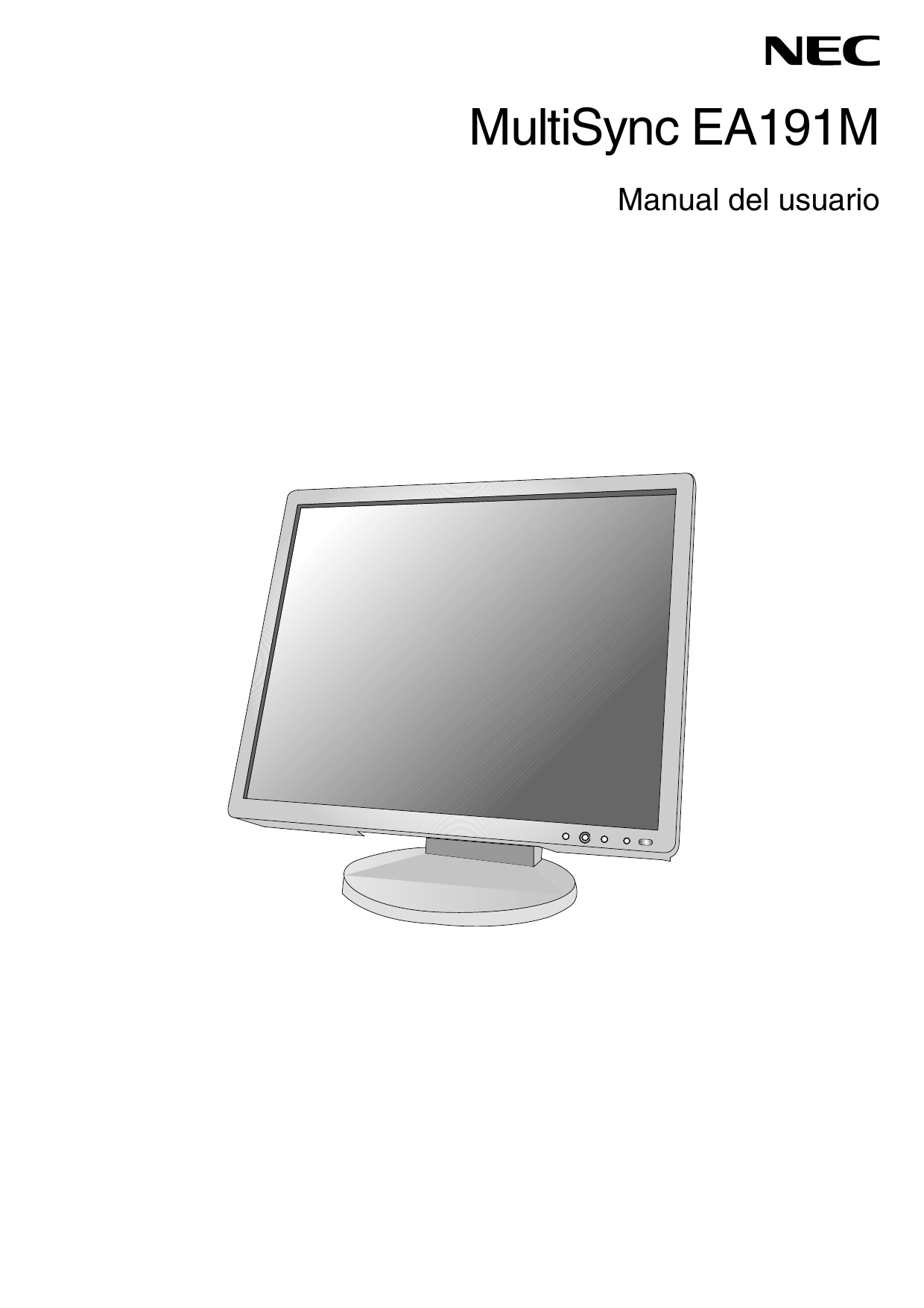 NEC Monitor LCD de pantalla de 17 pulgadas E171M-BK