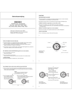 Seiko 8F56 Handleiding de handleiding manualzz