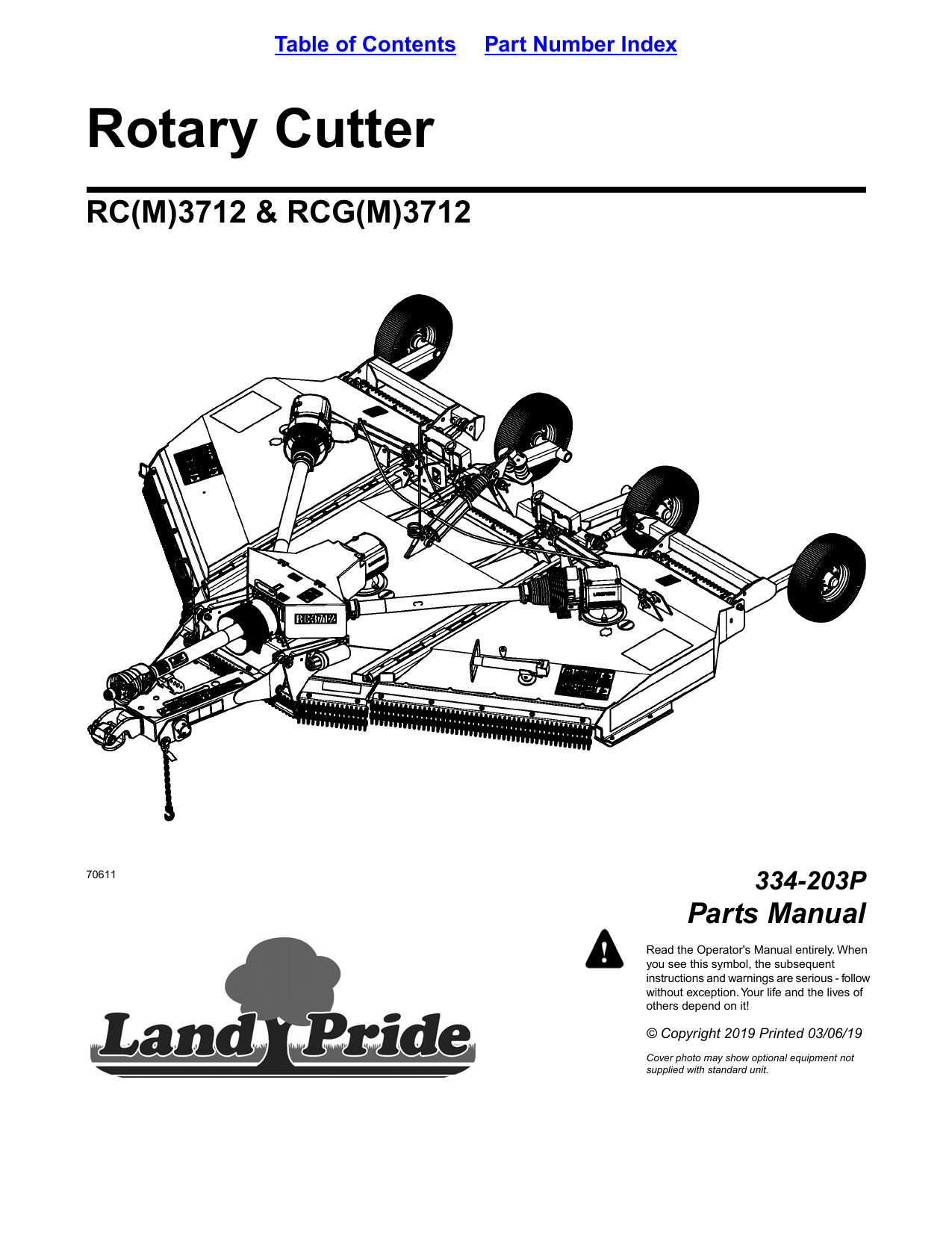 Land Pride Rcg3712 Rcgm3712 Parts Manual Manualzz