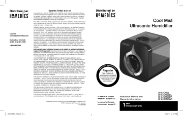 Homedics UHE-CM55 Instruction book | Manualzz