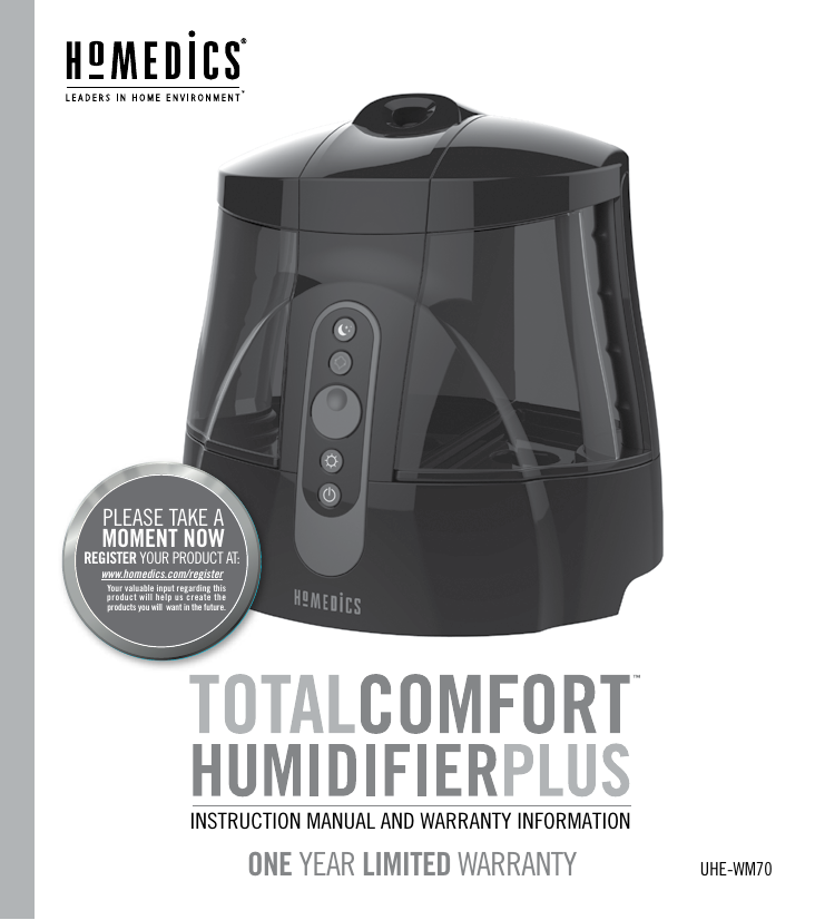 HoMedics UHE-WM70 User manual | Manualzz