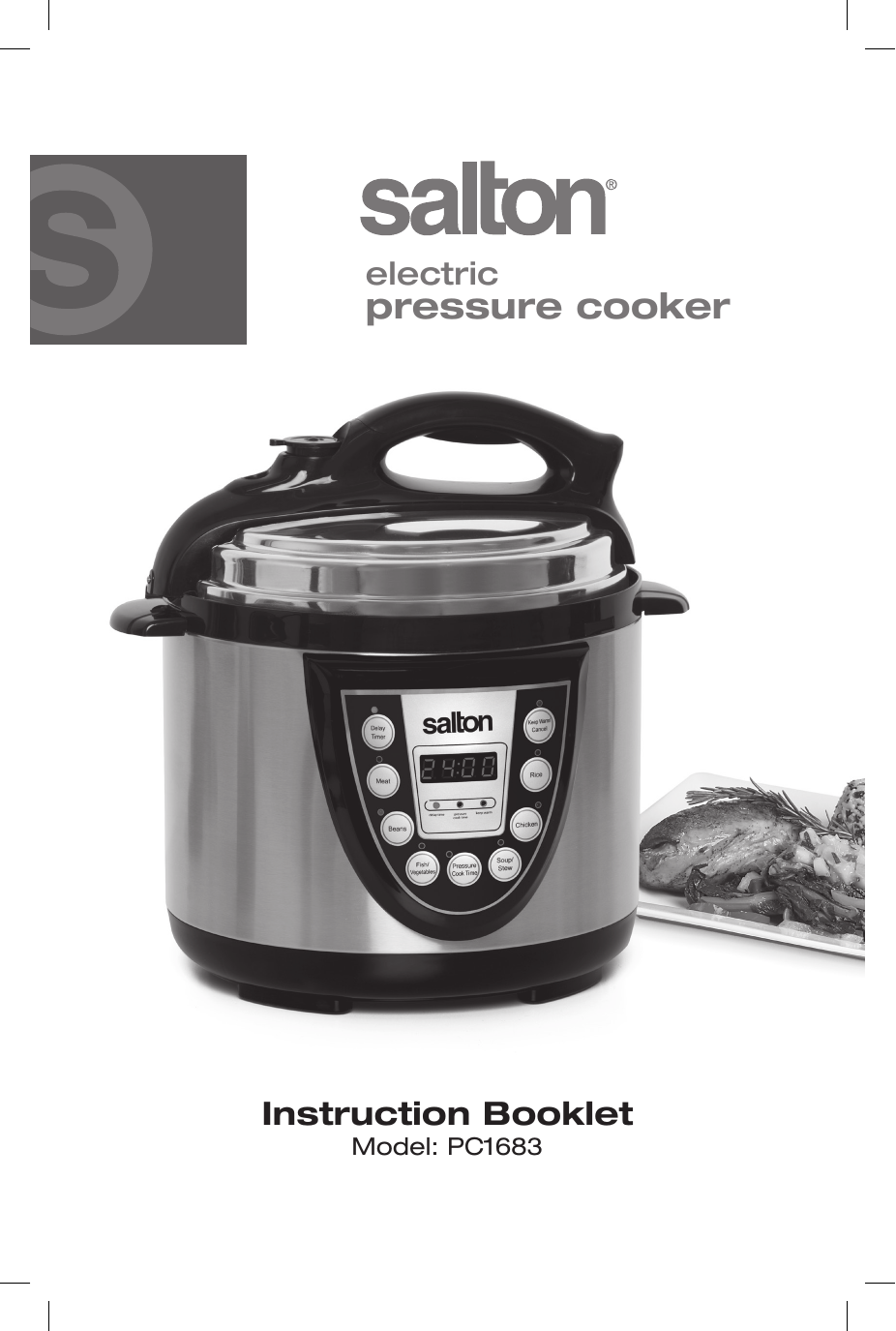 salton pressure cooker instructions