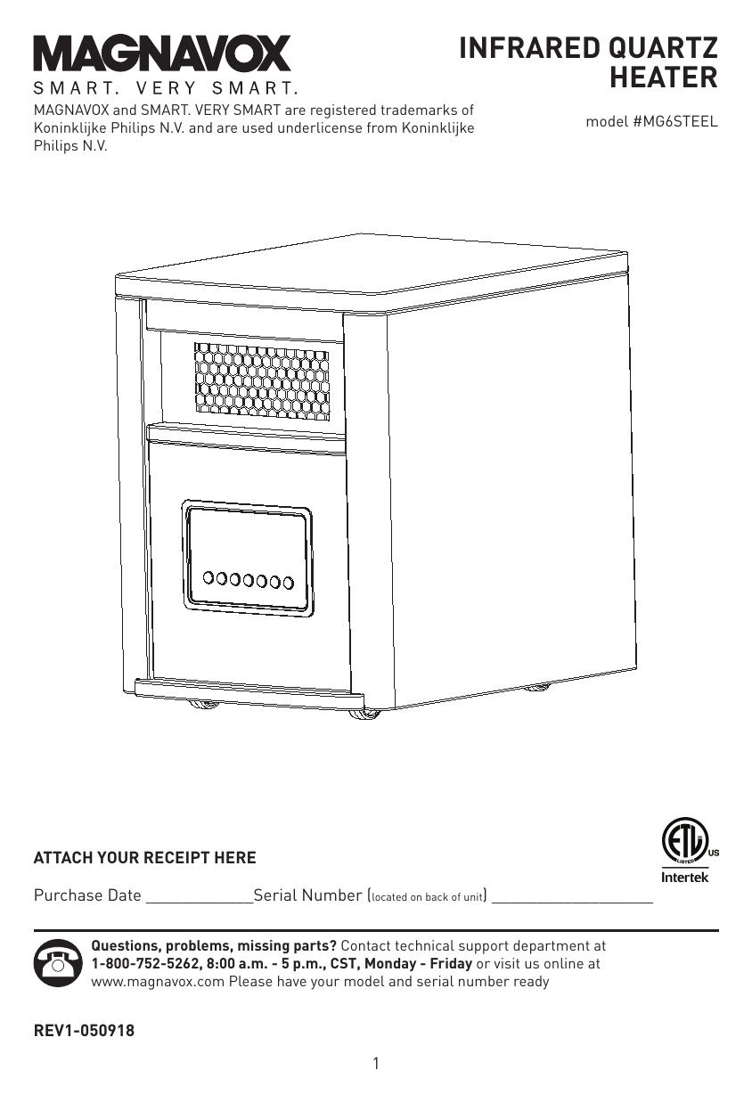 Magnavox MG6STEEL User manual | Manualzz