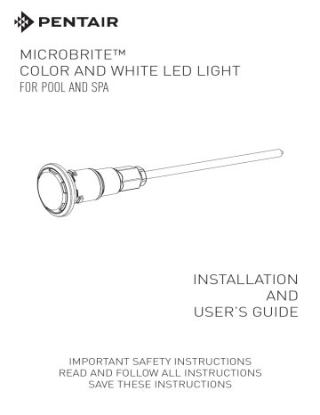 pentair microbrite manual