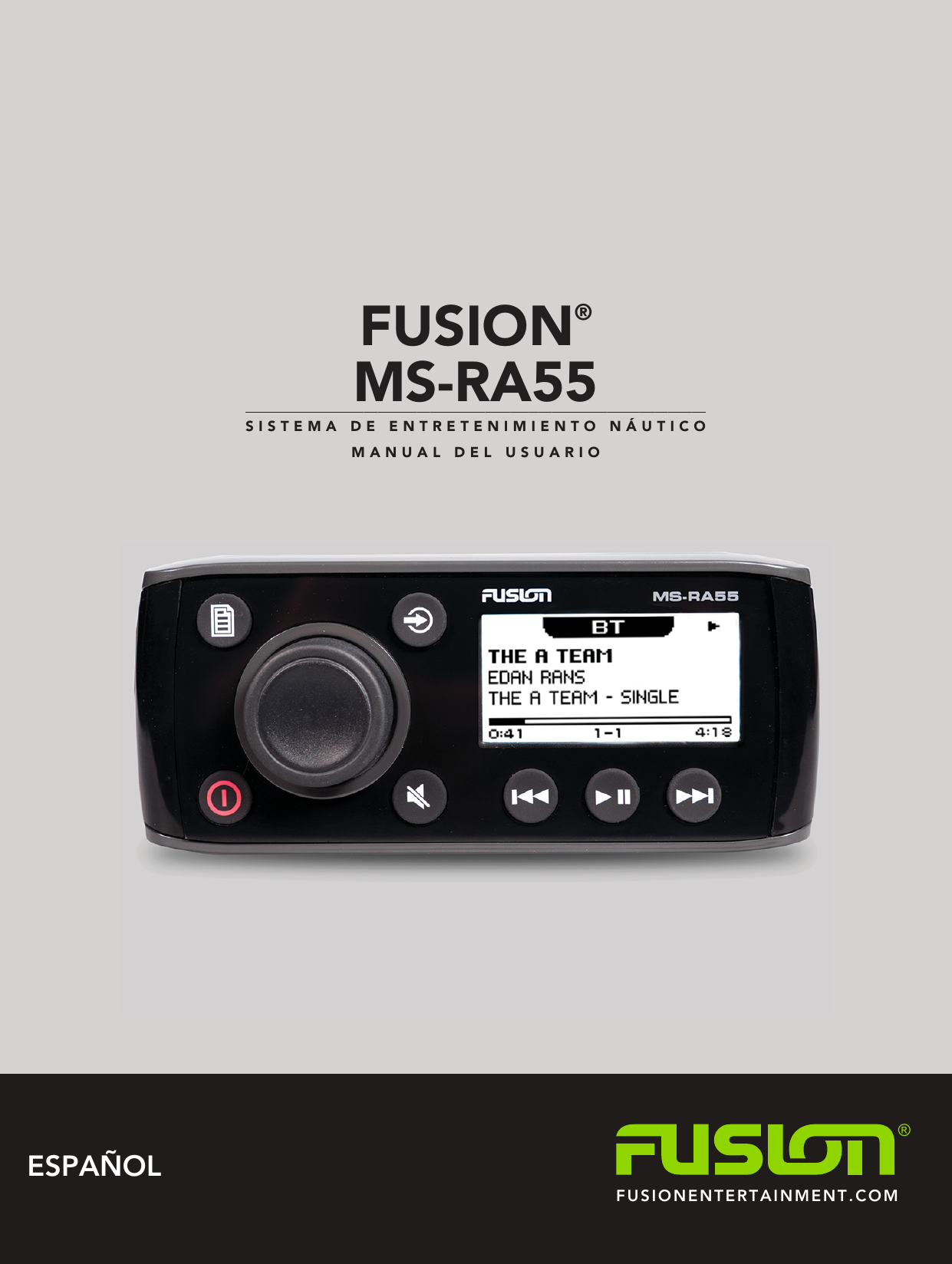 Fusion MS-RA55 Owner's manual | Manualzz