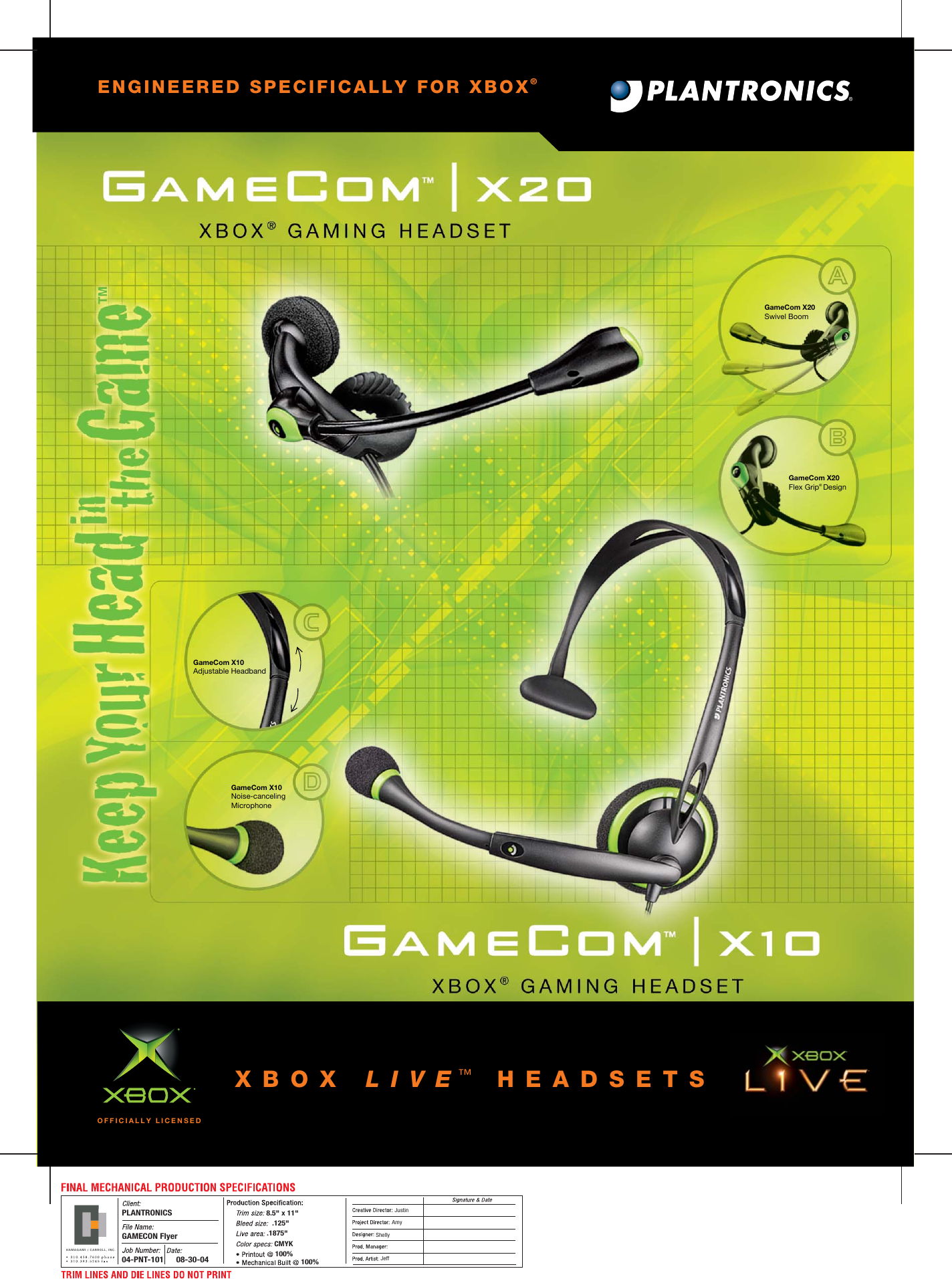 Plantronics gamecom online d60