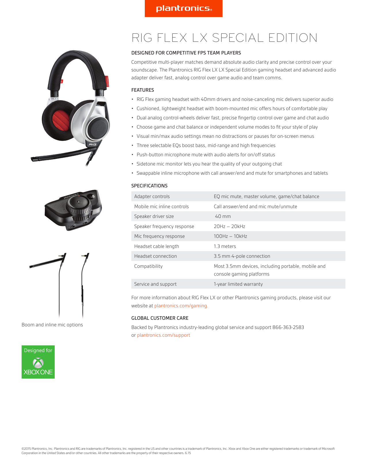 Plantronics rig flex lx hot sale