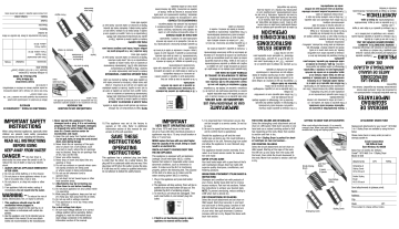 Conair SD6R 1875 Watt 3-in-1 Ionic Dryer Instruction manual | Manualzz