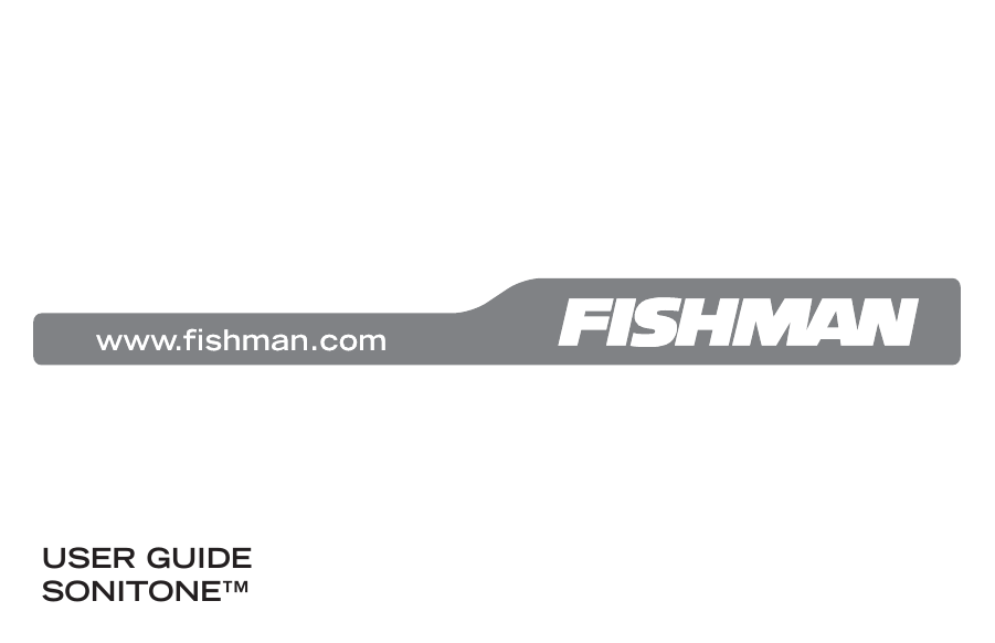 fishman sonitone user guide
