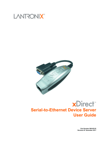 Lantronix xDirect User Guide | Manualzz