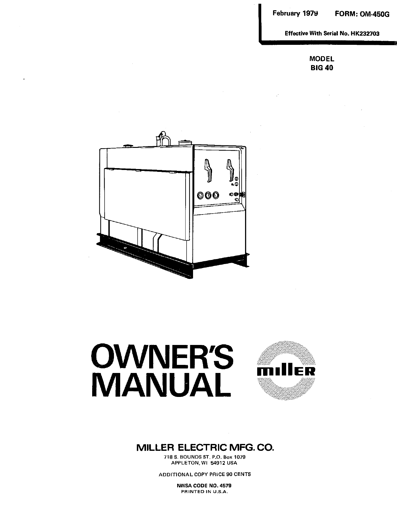 Miller Hk Owner S Manual Manualzz