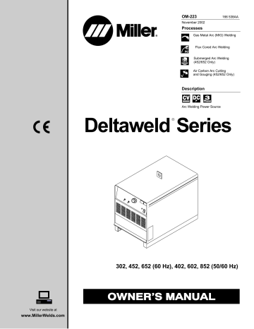 Miller DELTAWELD 302 User manual | Manualzz