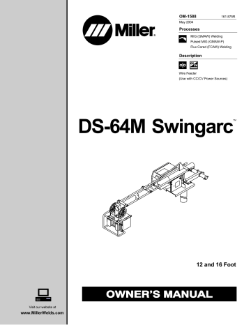 Miller DS-64M SWINGARC Owner’s Manual | Manualzz