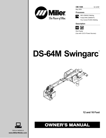 Miller DS-64M SWINGARC User Owner’s Manual | Manualzz