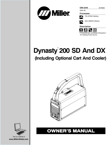 Miller DYNASTY 200 DX Owner’s Manual | Manualzz