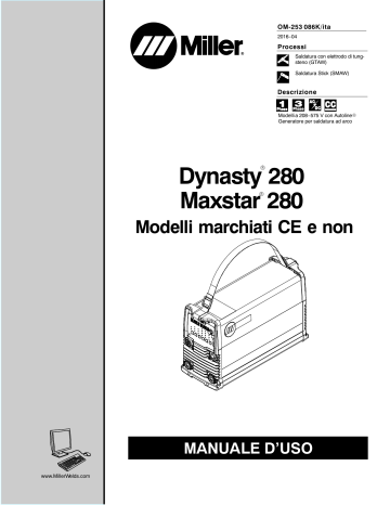Miller DYNASTY 280 Manuale utente | Manualzz