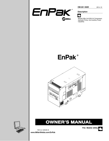 Miller ENPAK A60 Owner’s Manual | Manualzz