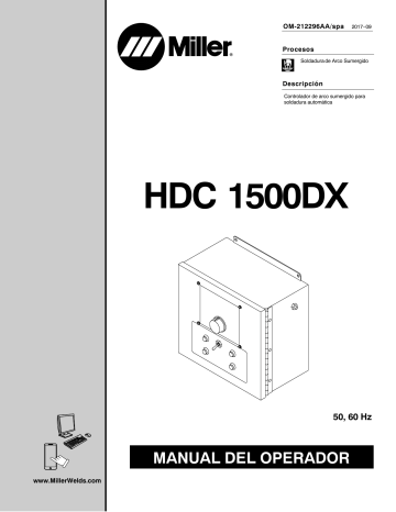 Miller HDC 1500DX CE Manual de usuario | Manualzz