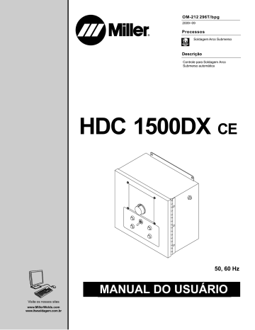 Miller HDC 1500DX CE Manual do usuário | Manualzz