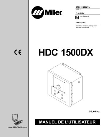 Miller HDC 1500DX CE Manuel utilisateur | Manualzz