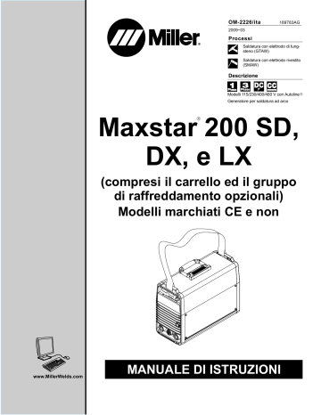 Miller MAXSTAR 200 SERIES Manuale utente | Manualzz