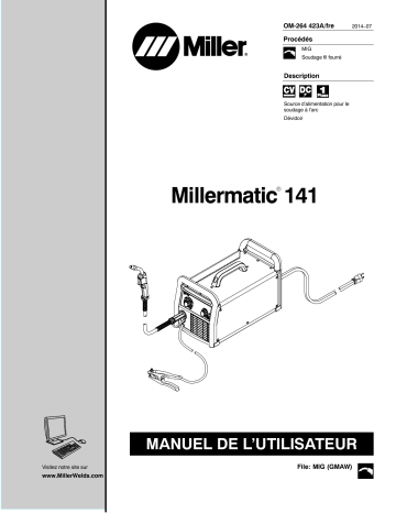 Miller MILLERMATIC 141 Manuel utilisateur | Manualzz