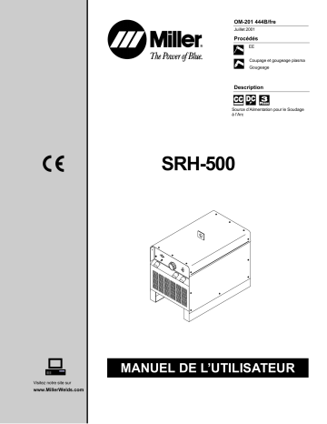 Miller SRH-500 CE Manuel utilisateur | Manualzz